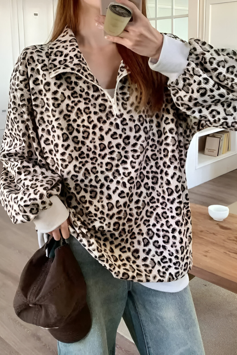 Trui Dames met Dierenprint