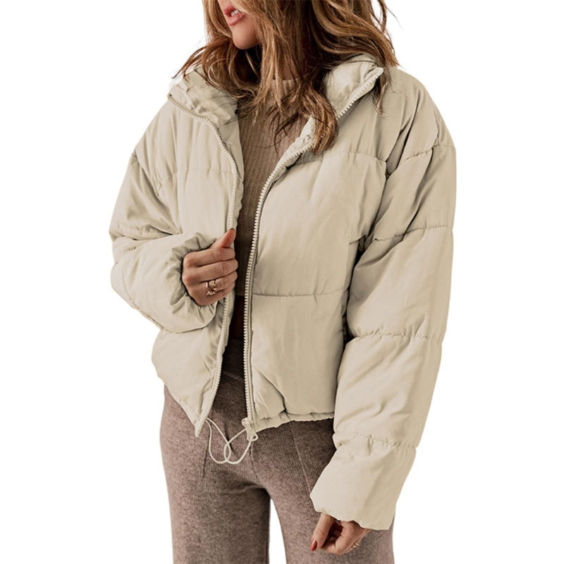 Korte Gewatteerde Jas Dames Oversized