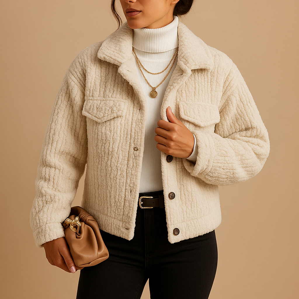 Teddy Trucker Jas Dames met Sherpa Voering